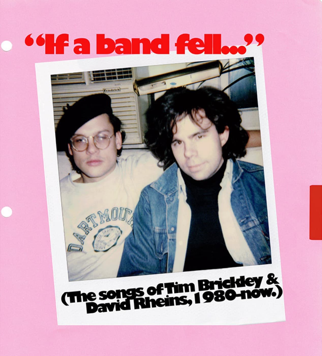 If A Band Fell: The Songs of Tim Brickley and David Rheins, 1980-Now. sleeve